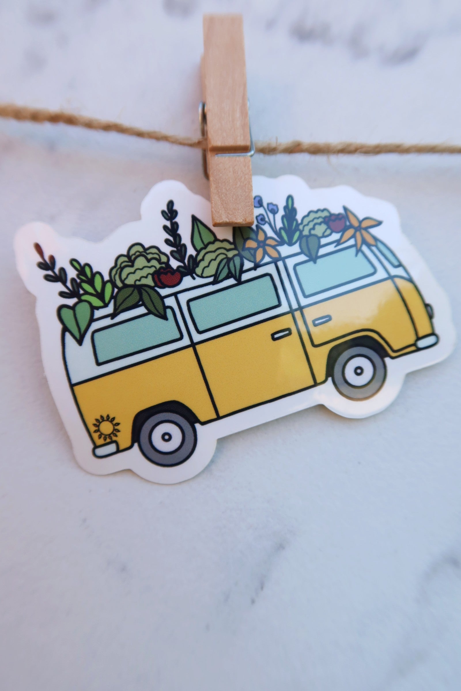 Groovy Floral Bus