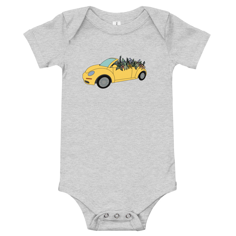 Cruisin' In The Cutie Car Baby short sleeve one piece