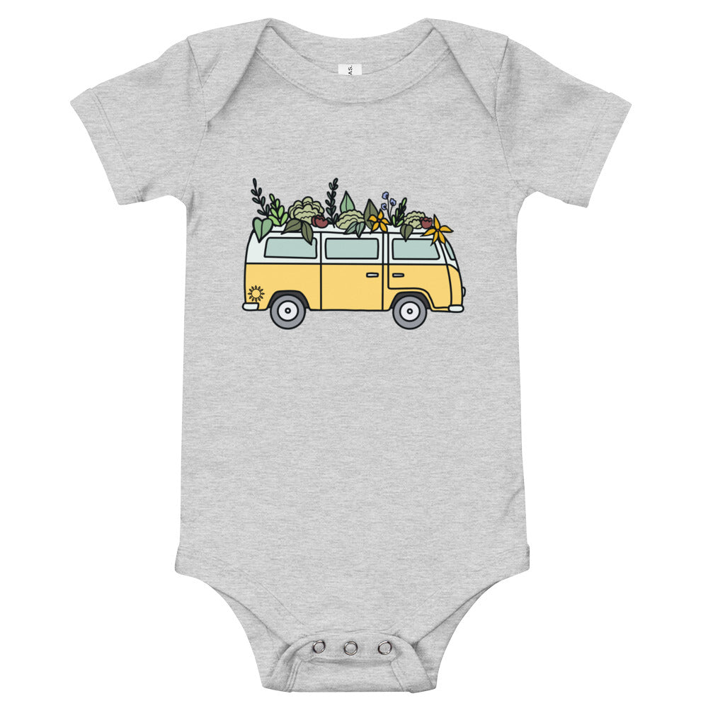 Groovy Bus Baby short sleeve one piece