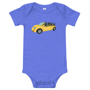 Cruisin' In The Cutie Car Baby short sleeve one piece