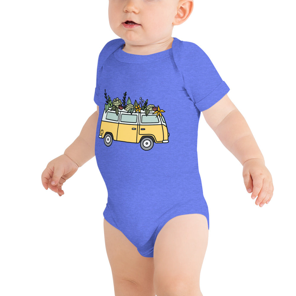 Groovy Bus Baby short sleeve one piece