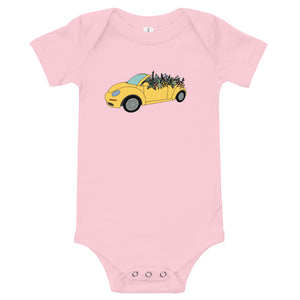 Cruisin' In The Cutie Car Baby short sleeve one piece