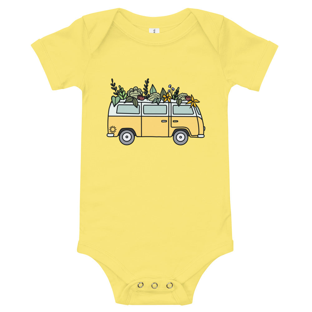 Groovy Bus Baby short sleeve one piece