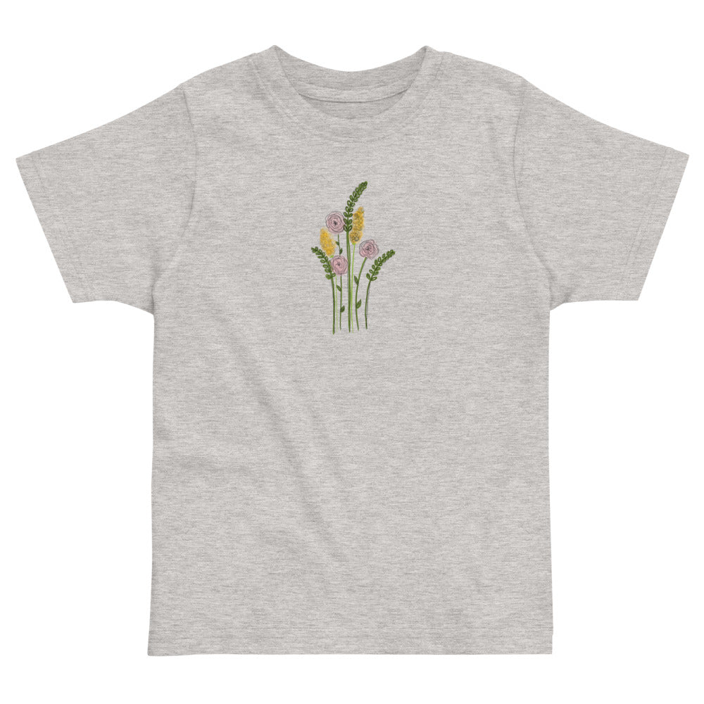 Flower Bunch Toddler jersey t-shirt