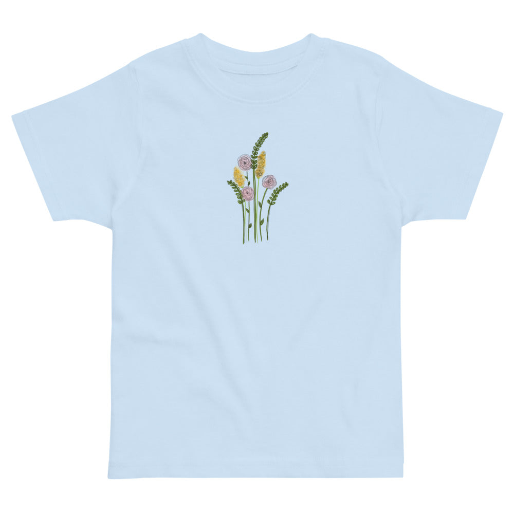 Flower Bunch Toddler jersey t-shirt