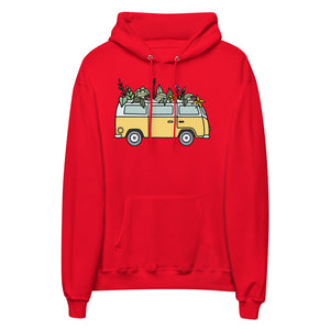 Groovy Bus Unisex fleece hoodie