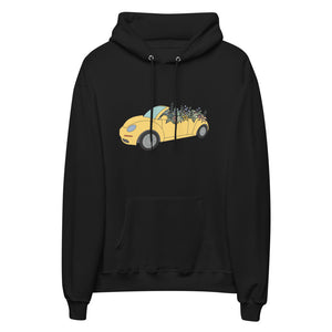 Cruisin' in the Cutie Car Unisex fleece hoodie