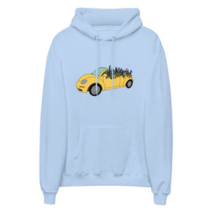 Cruisin' in the Cutie Car Unisex fleece hoodie