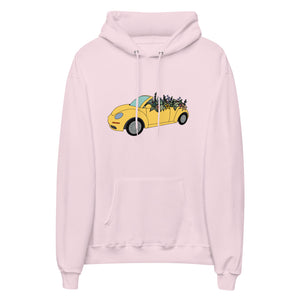 Cruisin' in the Cutie Car Unisex fleece hoodie