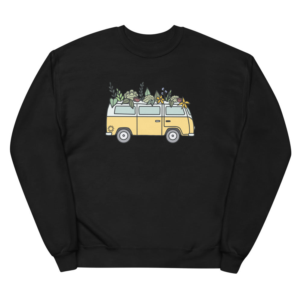 Groovy Bus Unisex fleece sweatshirt