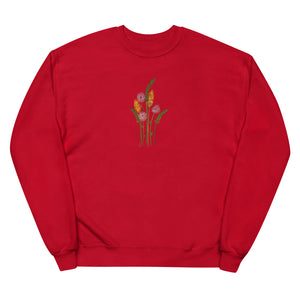 Flower Bunch Unisex fleece sweatshirt