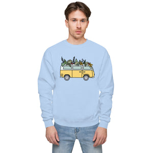 Groovy Bus Unisex fleece sweatshirt