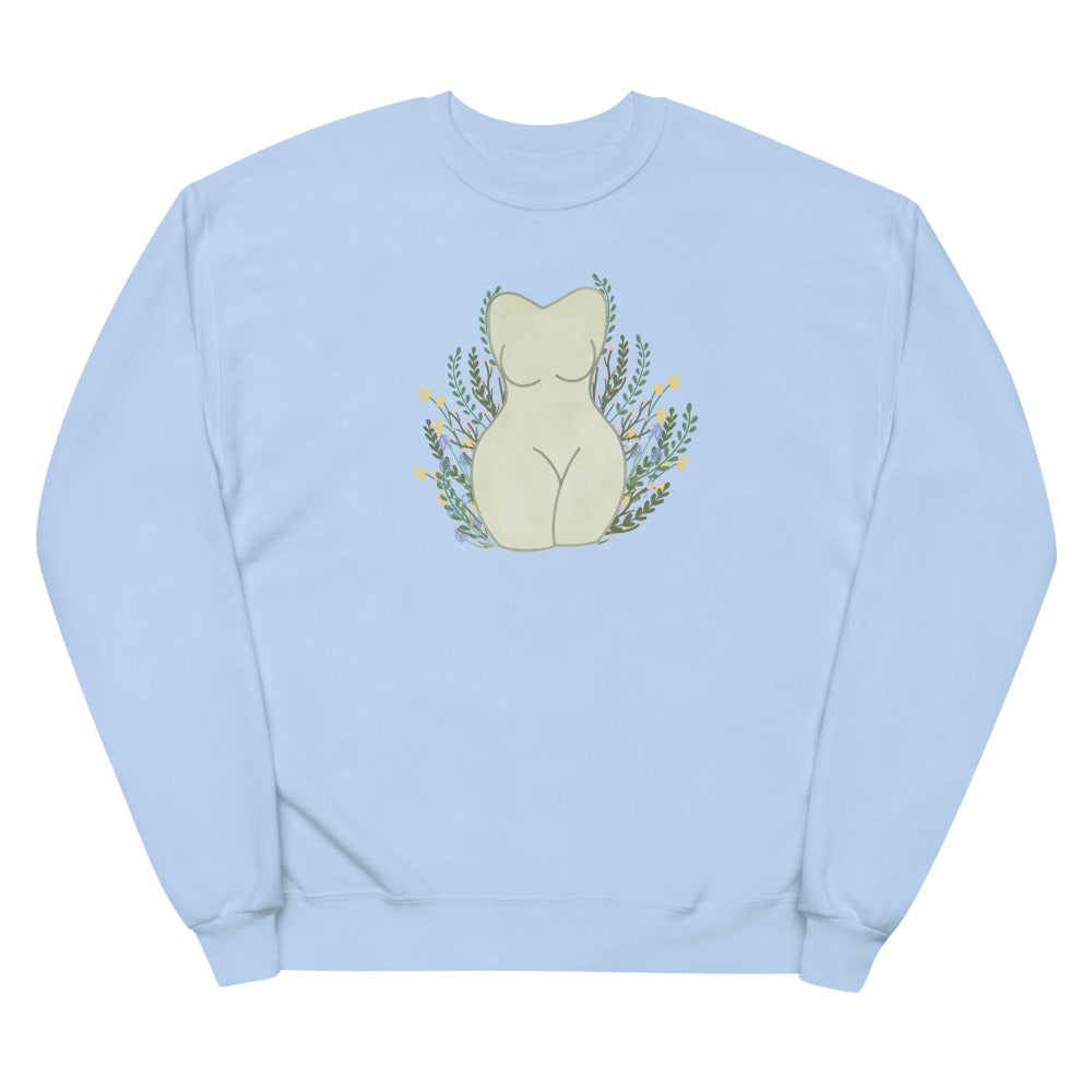 Grow Among The Wildflowers Unisex fleece sweatshirt