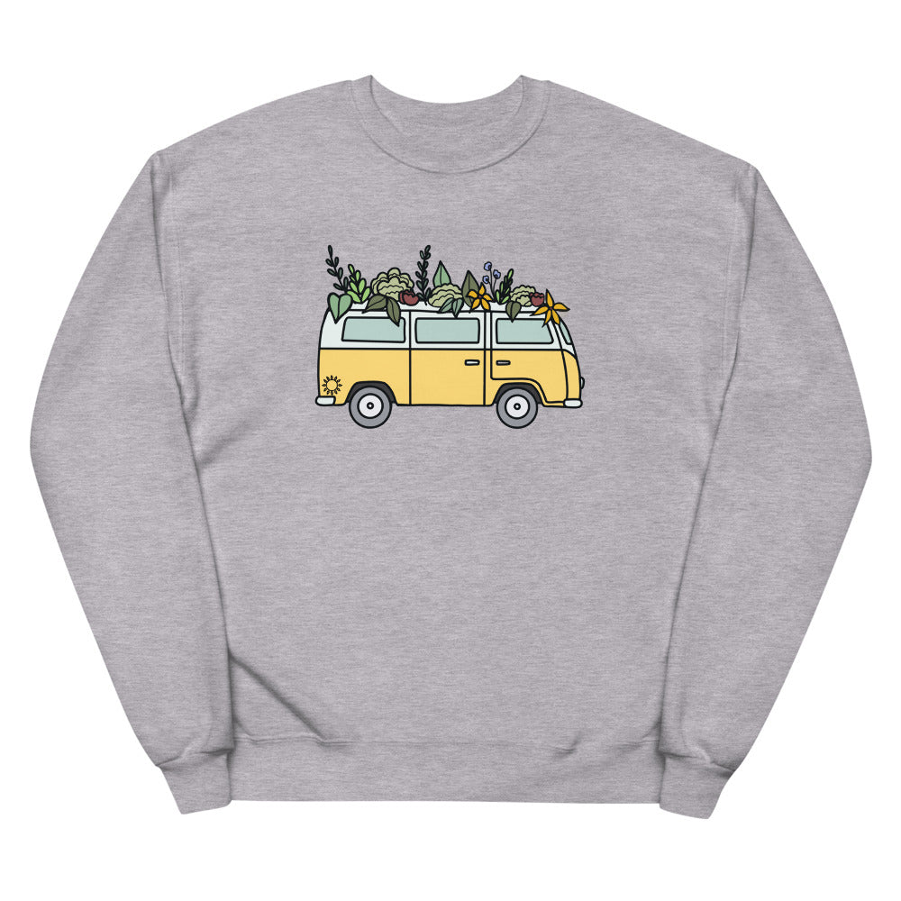 Groovy Bus Unisex fleece sweatshirt