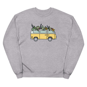 Groovy Bus Unisex fleece sweatshirt