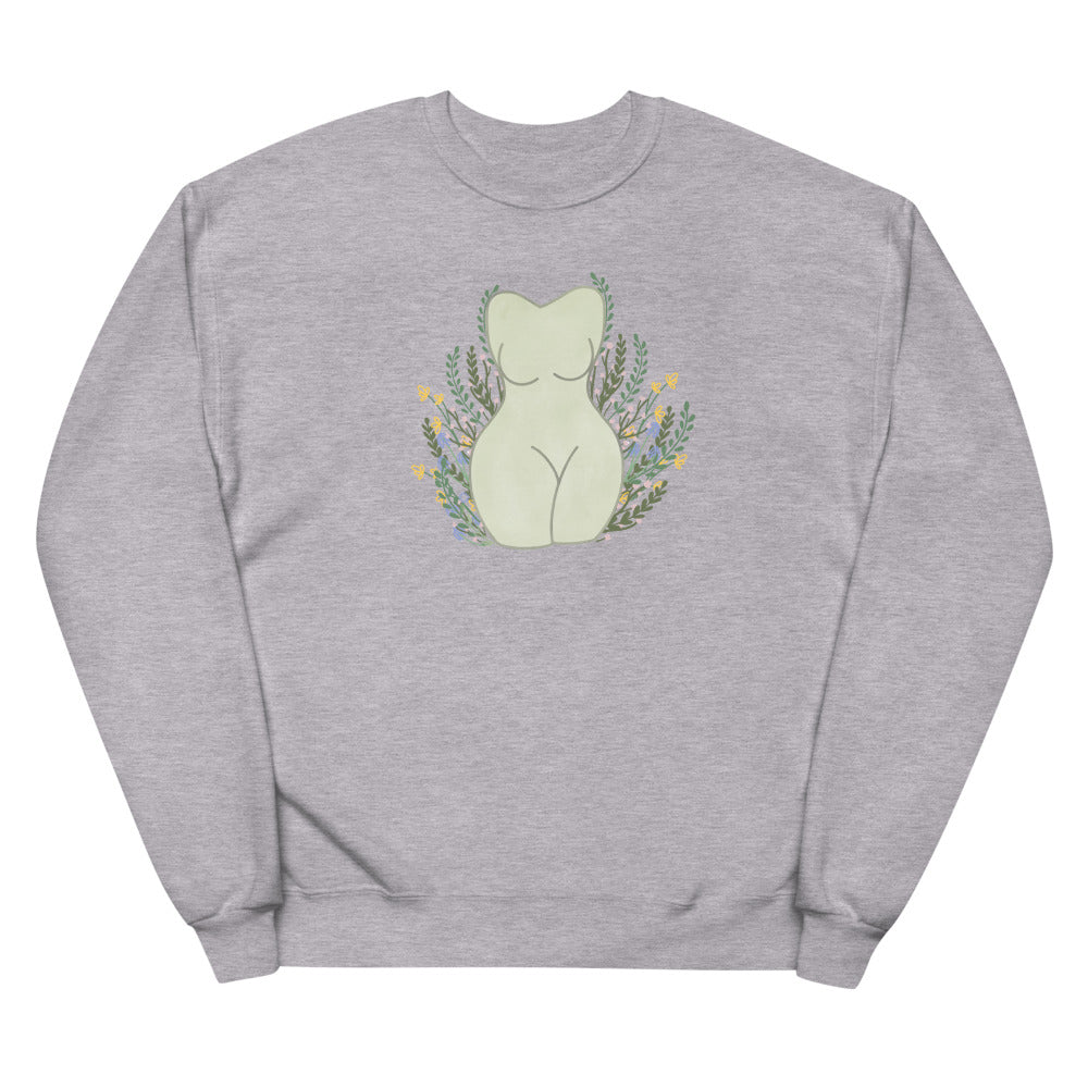 Grow Among The Wildflowers Unisex fleece sweatshirt