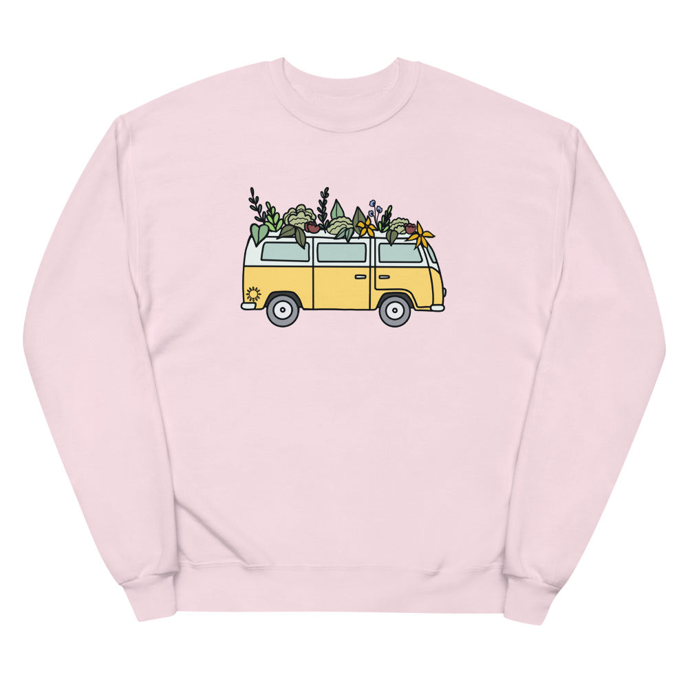 Groovy Bus Unisex fleece sweatshirt