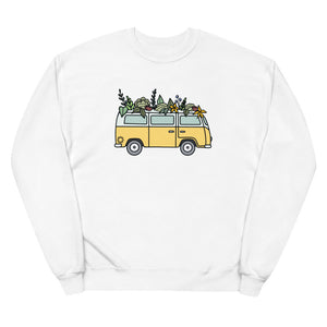 Groovy Bus Unisex fleece sweatshirt