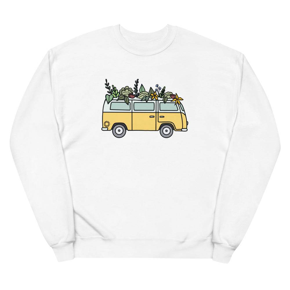 Groovy Bus Unisex fleece sweatshirt