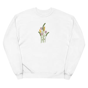 Flower Bunch Unisex fleece sweatshirt