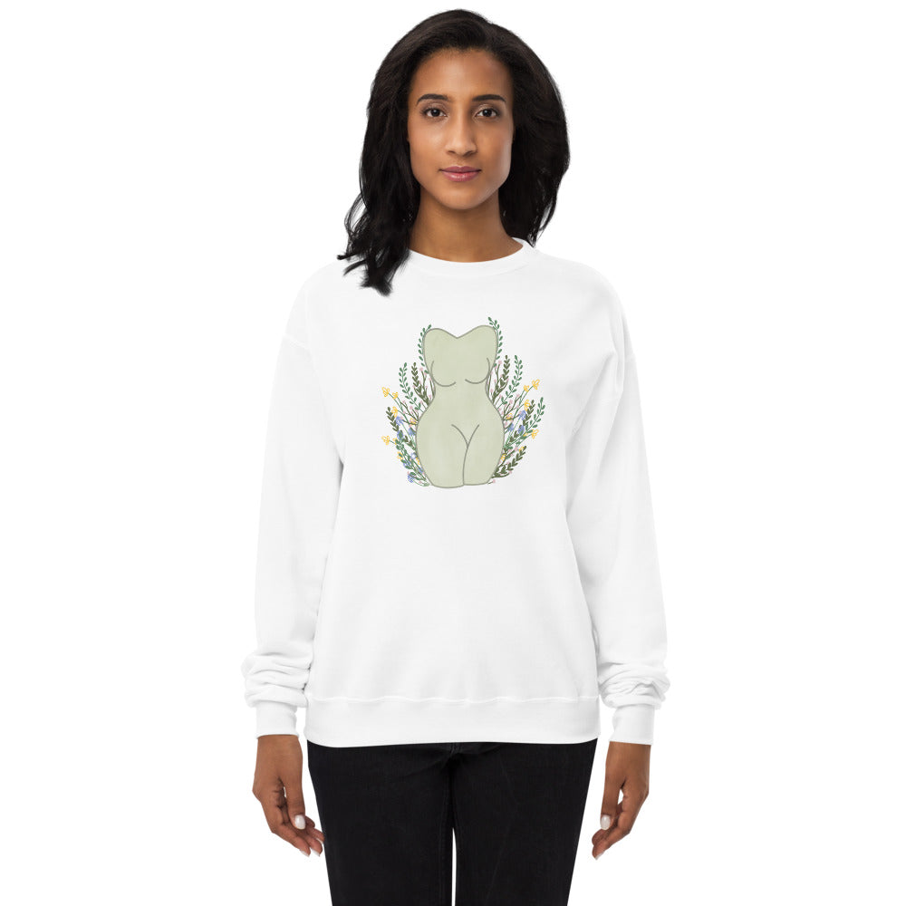 Grow Among The Wildflowers Unisex fleece sweatshirt