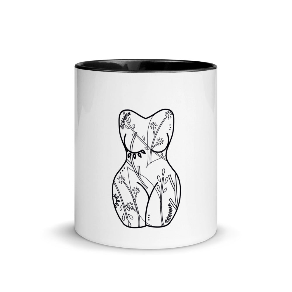 Grow The Skin You're In Mug with Color Inside