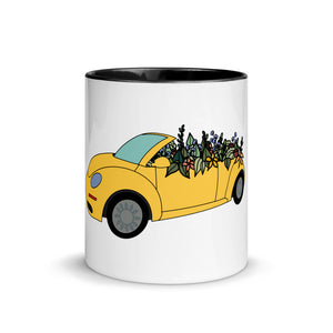 Cruisin' In The Cutie Car Mug with Color Inside