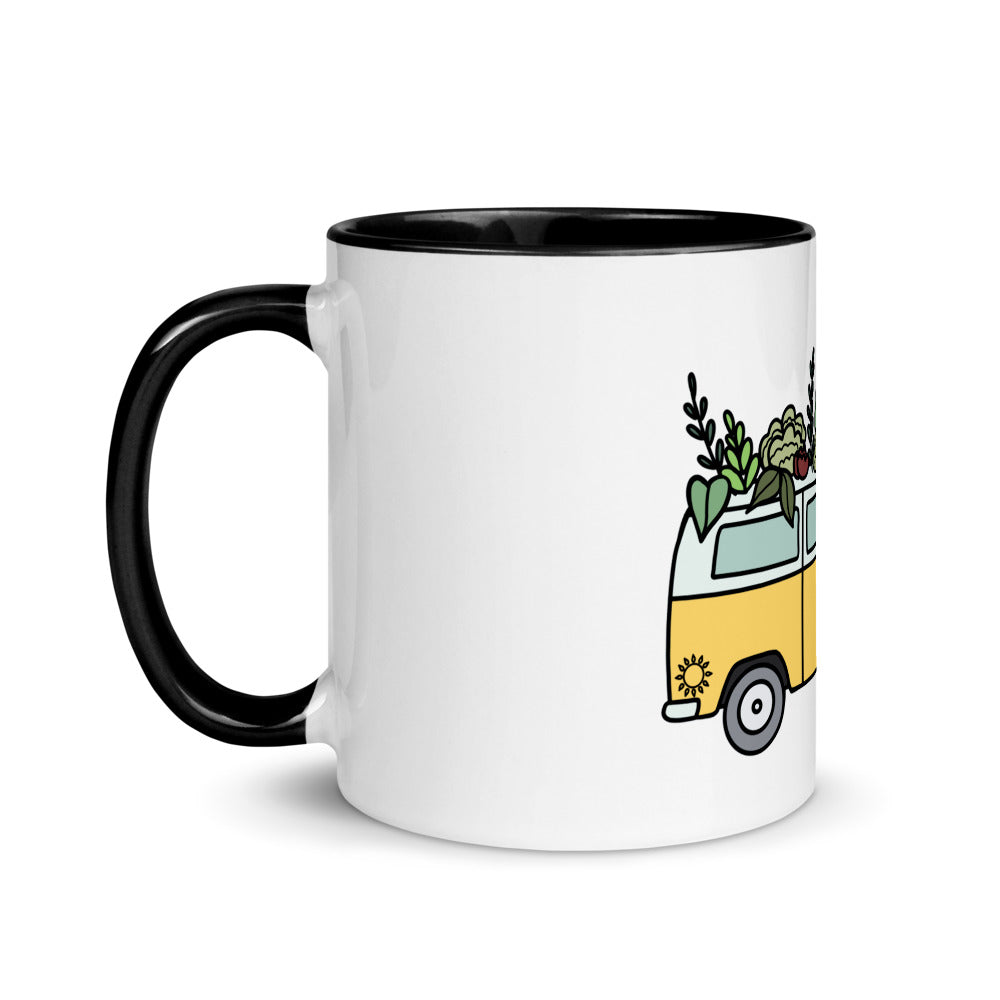 Groovy Bus Mug with Color Inside