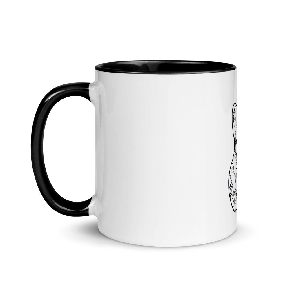 Grow The Skin You're In Mug with Color Inside