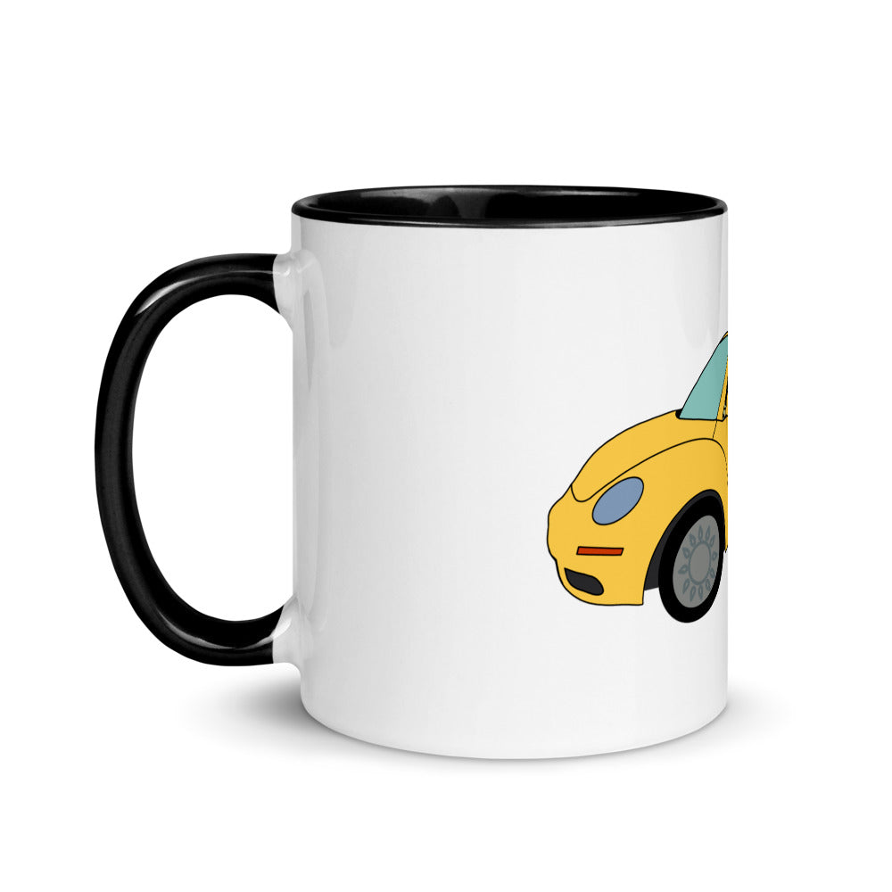 Cruisin' In The Cutie Car Mug with Color Inside