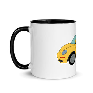 Cruisin' In The Cutie Car Mug with Color Inside