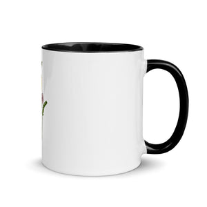 Flower Bunch Mug with Color Inside