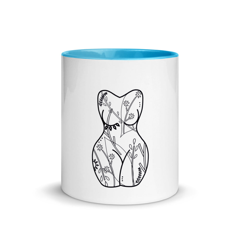 Grow The Skin You're In Mug with Color Inside