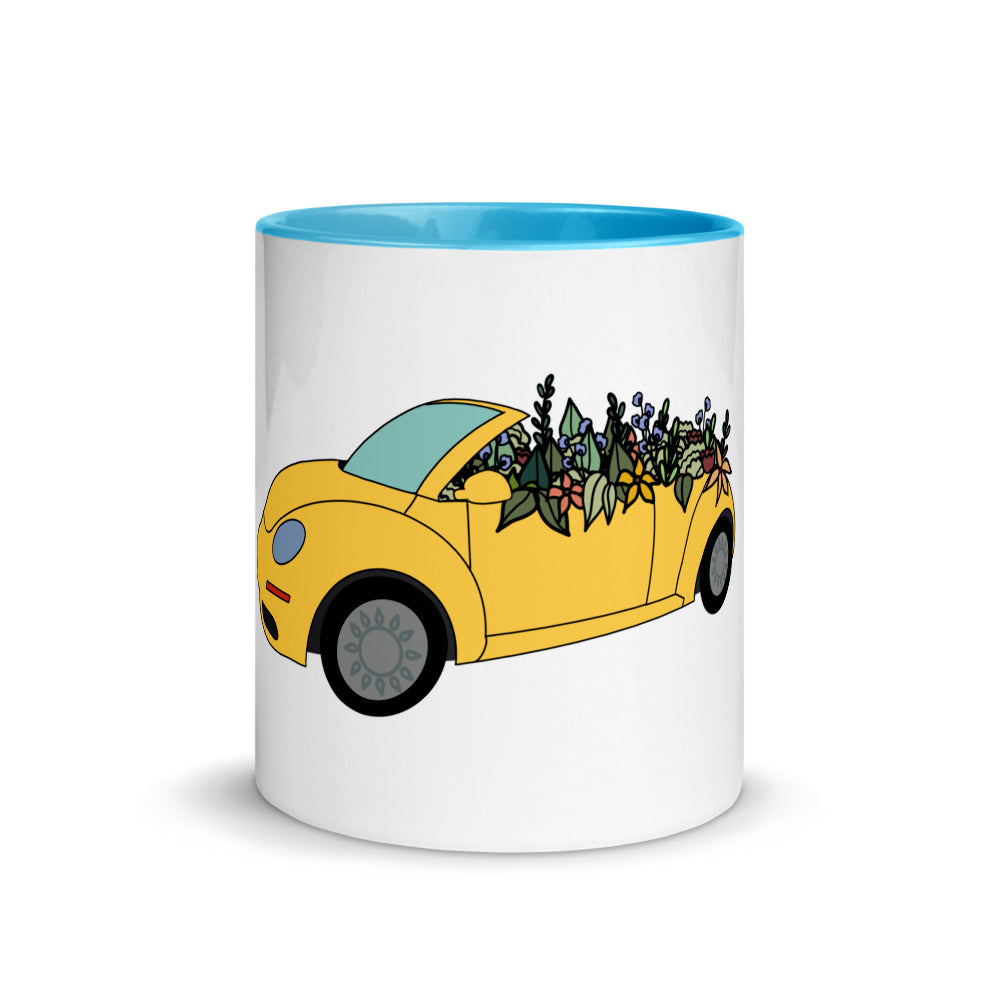 Cruisin' In The Cutie Car Mug with Color Inside