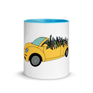 Cruisin' In The Cutie Car Mug with Color Inside