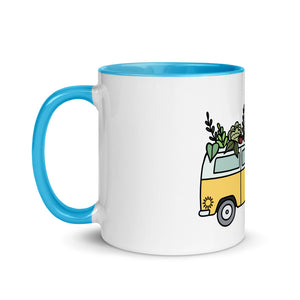 Groovy Bus Mug with Color Inside