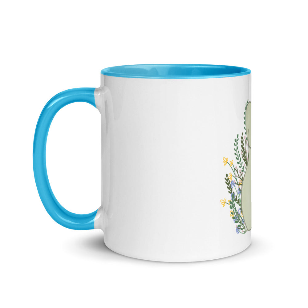 Grow Among The Wildflowers Mug with Color Inside