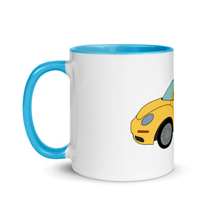 Cruisin' In The Cutie Car Mug with Color Inside