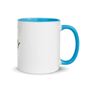 Flower Bunch Mug with Color Inside