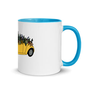 Cruisin' In The Cutie Car Mug with Color Inside