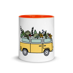 Groovy Bus Mug with Color Inside