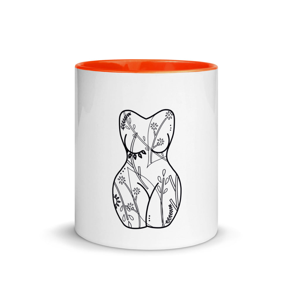 Grow The Skin You're In Mug with Color Inside