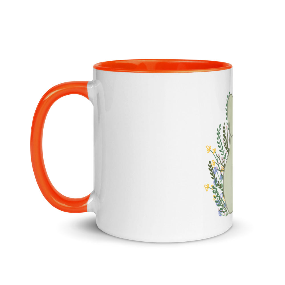 Grow Among The Wildflowers Mug with Color Inside
