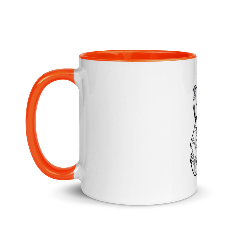 Grow The Skin You're In Mug with Color Inside