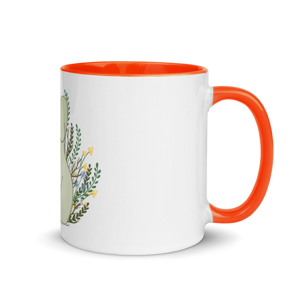 Grow Among The Wildflowers Mug with Color Inside