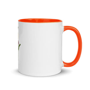 Flower Bunch Mug with Color Inside