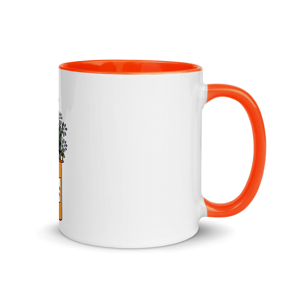 It's Okay To Need Help To Grow Mug with Color Inside