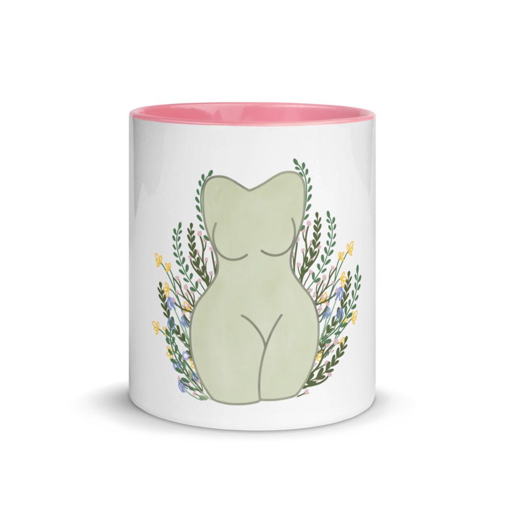 Grow Among The Wildflowers Mug with Color Inside
