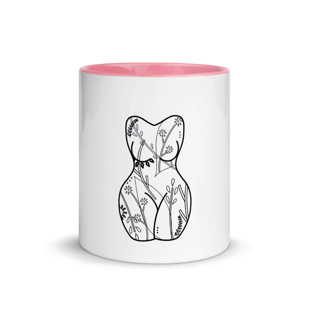 Grow The Skin You're In Mug with Color Inside