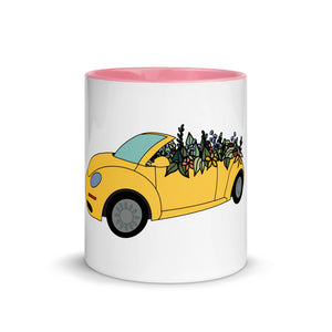 Cruisin' In The Cutie Car Mug with Color Inside